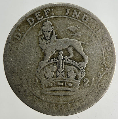 1921 George V Shilling Silver Coin | Collectable Grade