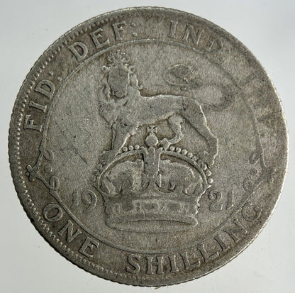 1921 George V Shilling Silver Coin | Collectable Grade