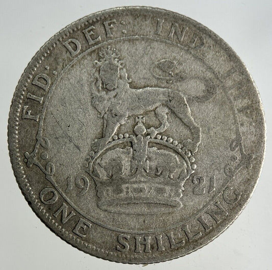 1921 George V Shilling Silver Coin | Collectable Grade