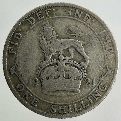 1921 George V Shilling Silver Coin | Collectable Grade