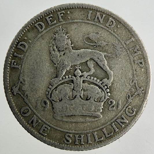 1921 George V Shilling Silver Coin | Collectable Grade