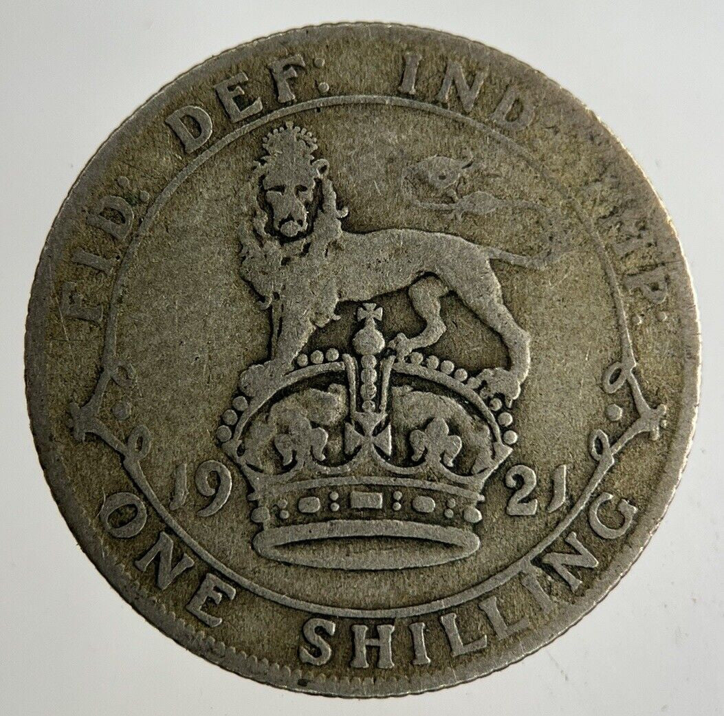 1921 George V Shilling Silver Coin | Collectable Grade