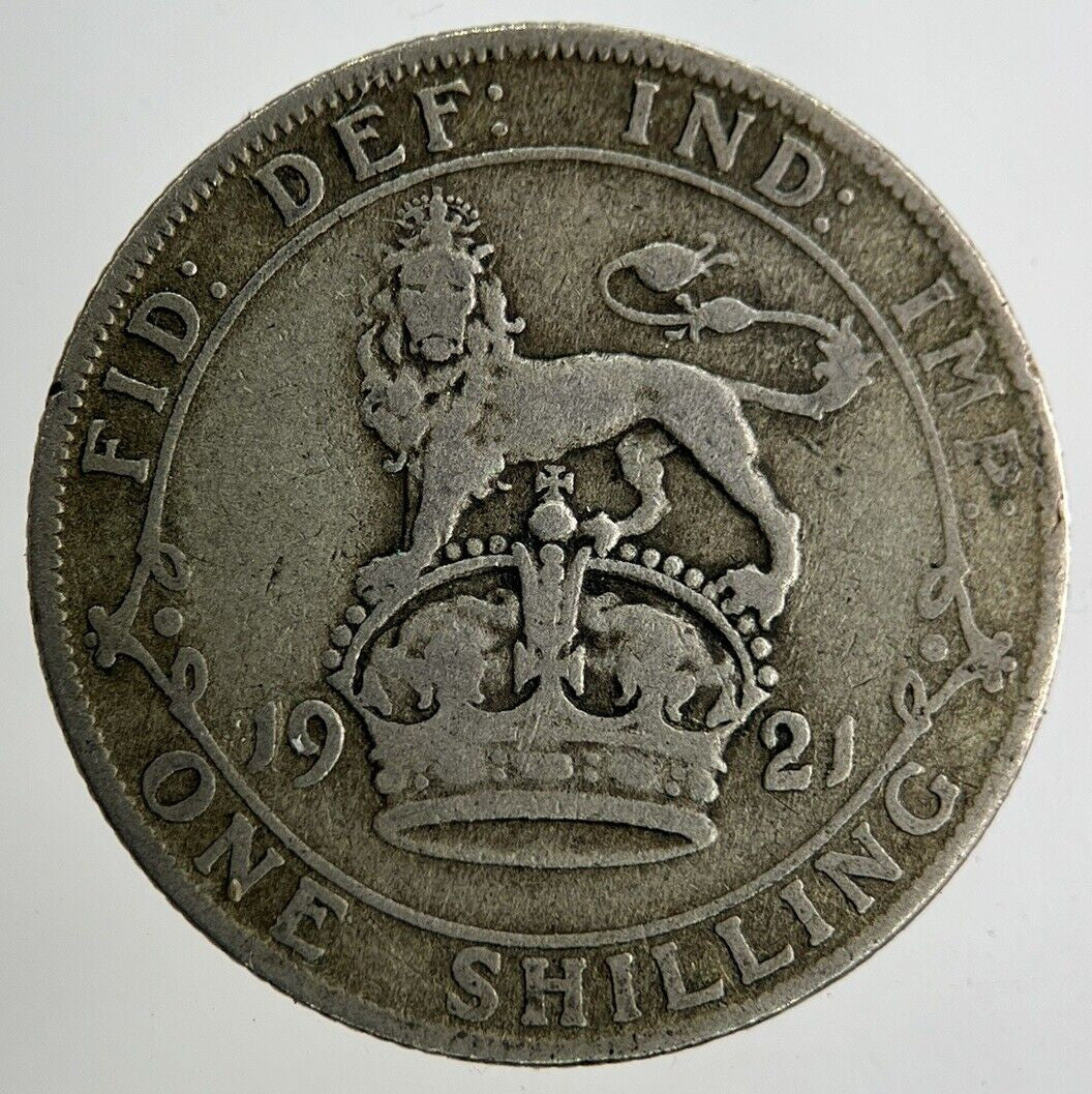 1921 George V Shilling Silver Coin | Collectable Grade