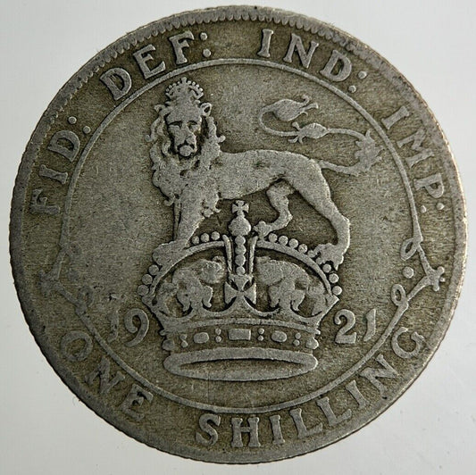1921 George V Shilling Silver Coin | Collectable Grade