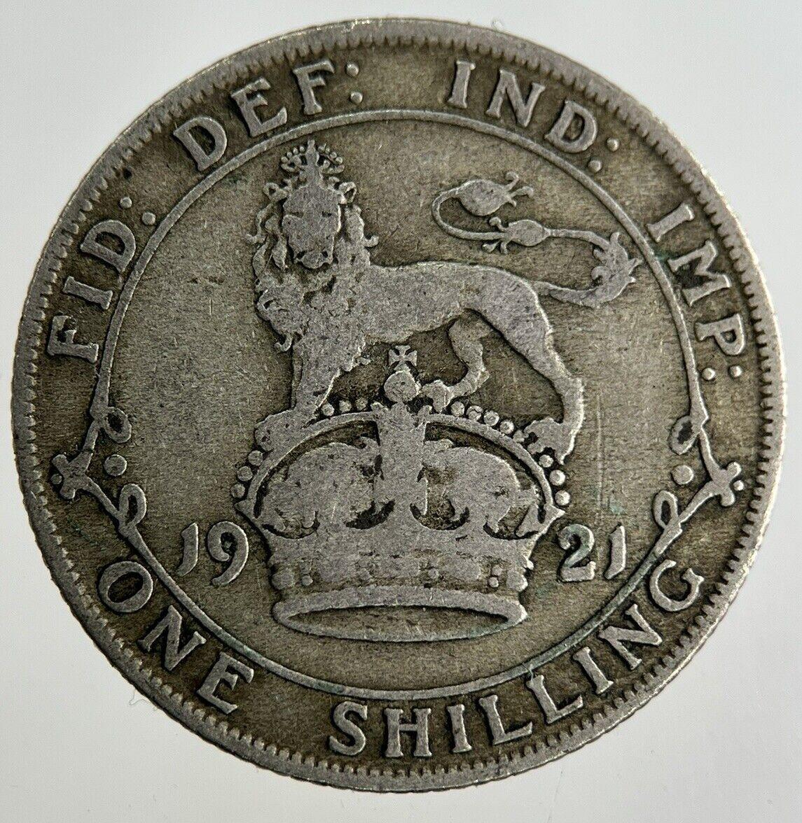 1921 George V Shilling Silver Coin | Collectable Grade