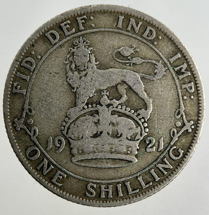 1921 George V Shilling Silver Coin | Collectable Grade