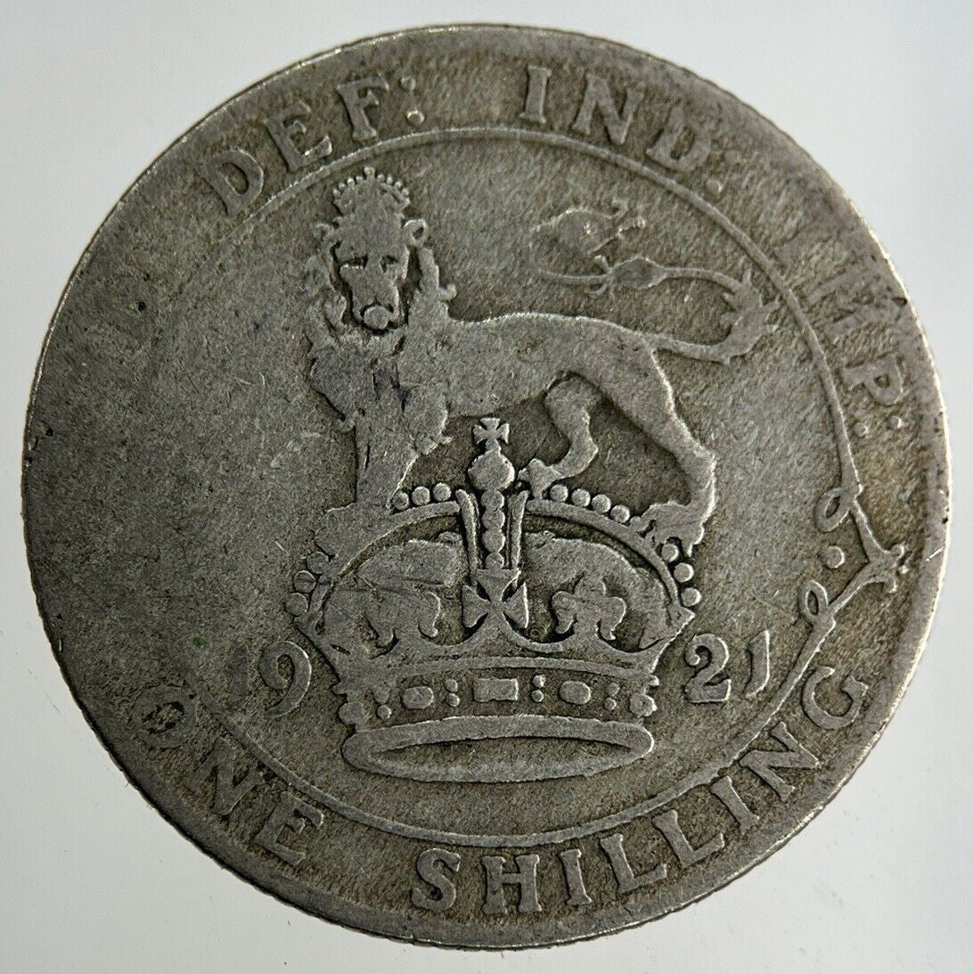 1921 George V Shilling Silver Coin | Collectable Grade