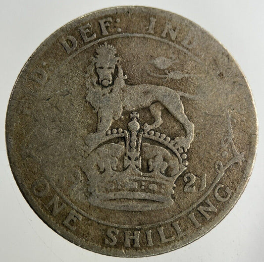 1921 George V Shilling Silver Coin | Collectable Grade
