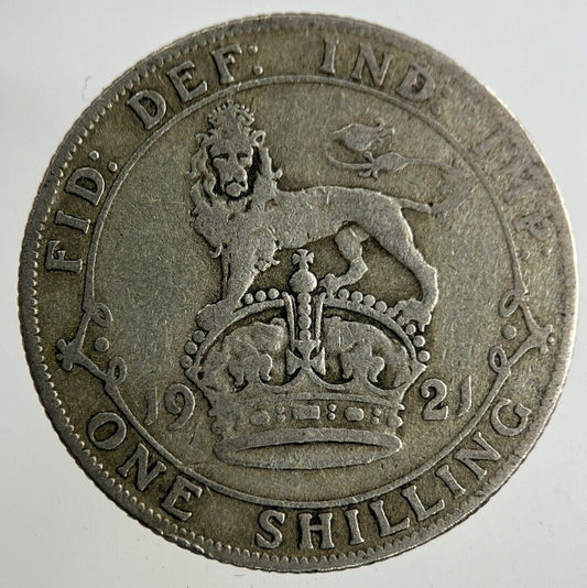1921 George V Shilling Silver Coin | Collectable Grade