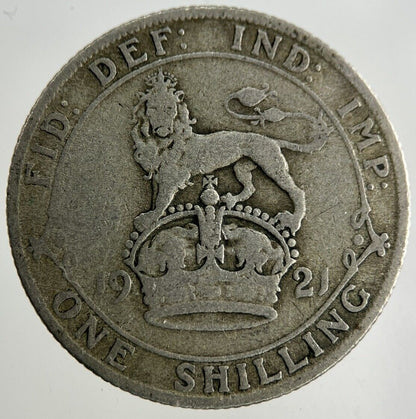 1921 George V Shilling Silver Coin | Collectable Grade