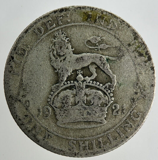 1921 George V Shilling Silver Coin | Collectable Grade