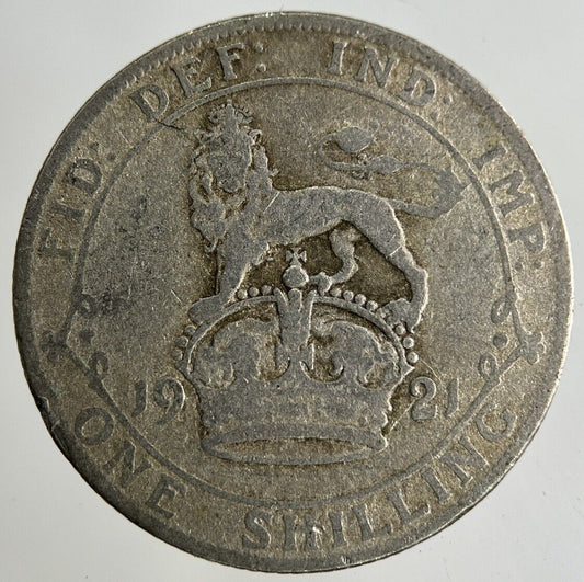 1921 George V Shilling Silver Coin | Collectable Grade
