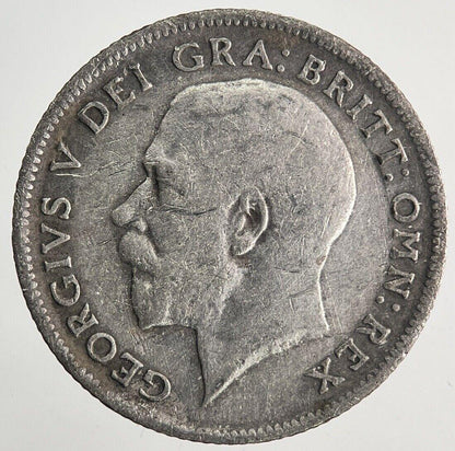 1921 George V Sixpence Silver Coin | Fine Collectable Grade | a9943
