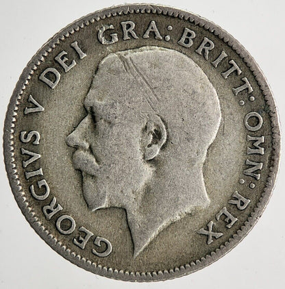 1921 George V Sixpence Silver Coin | Collectable Grade | a6679