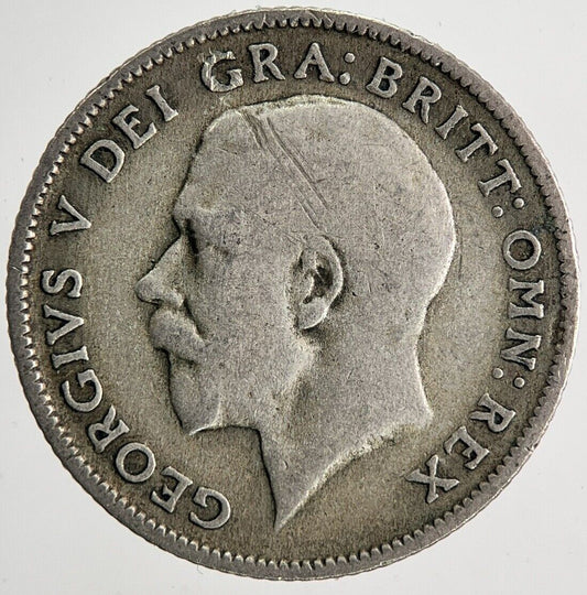 1921 George V Sixpence Silver Coin | Collectable Grade | a6679