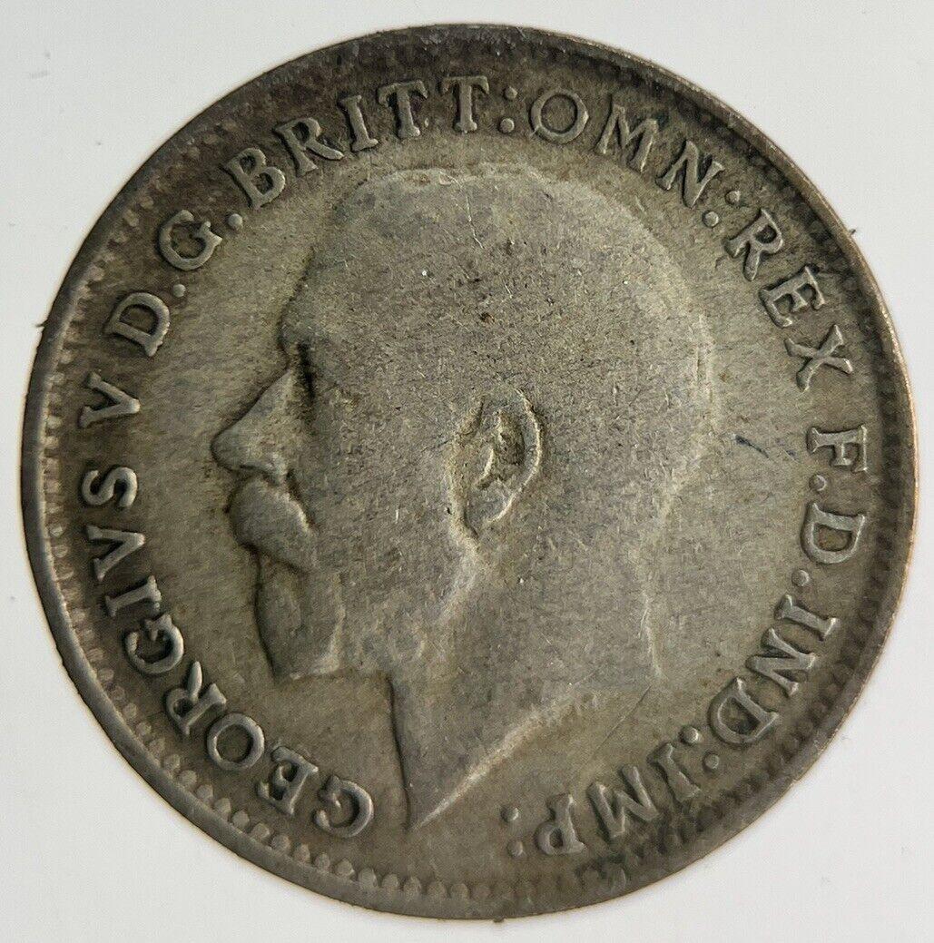1921 George V Threepence Silver Coin | Fine Collectable Grade