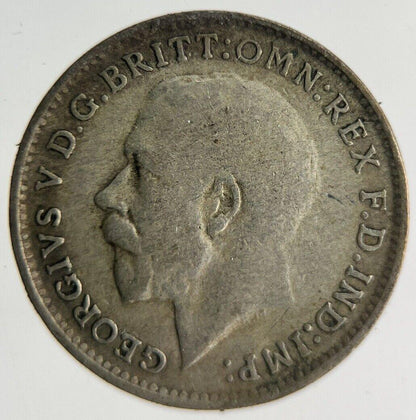 1921 George V Threepence Silver Coin | Fine Collectable Grade