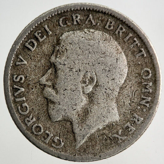 1921 George V Sixpence Silver Coin | Fair Grade