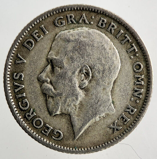 1921 George V Sixpence Silver Coin | Fine Collectable Grade