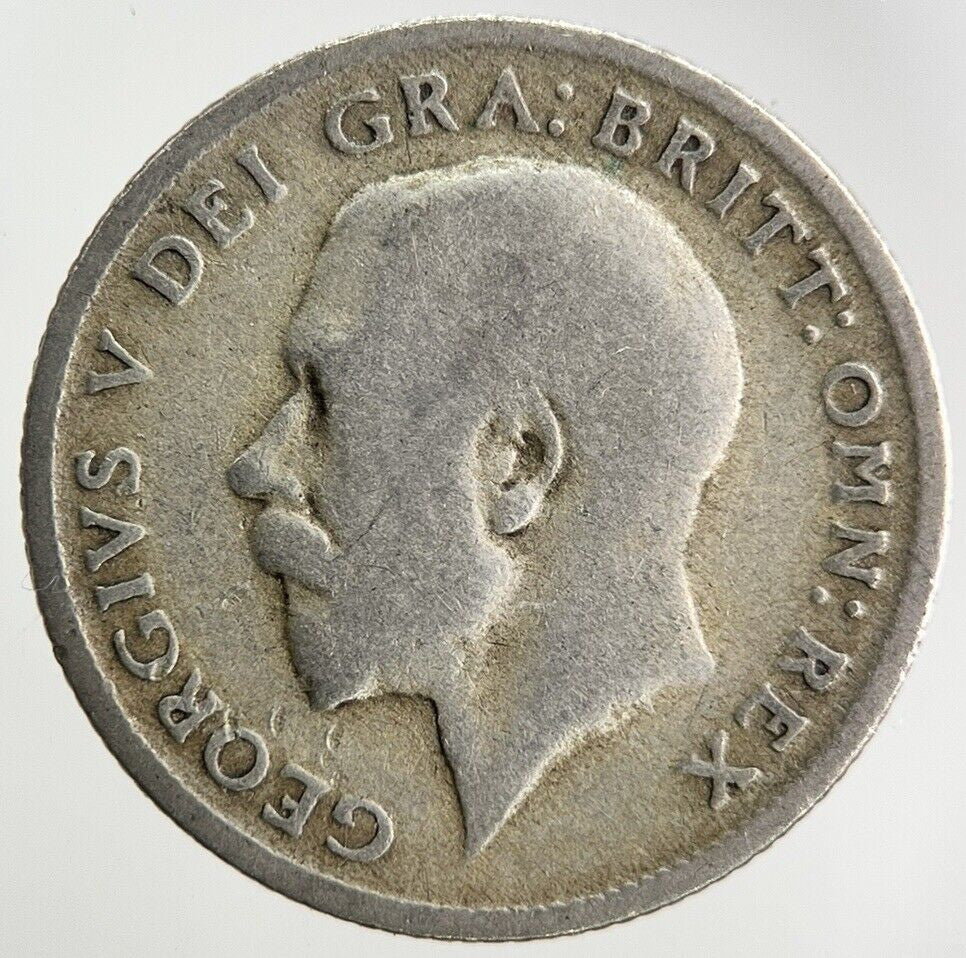 1921 George V Sixpence Silver Coin | Fair Grade