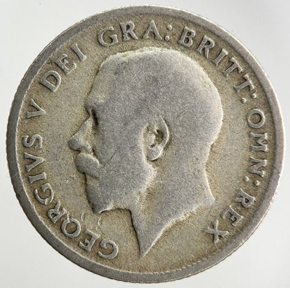 1921 George V Sixpence Silver Coin | Fair Grade