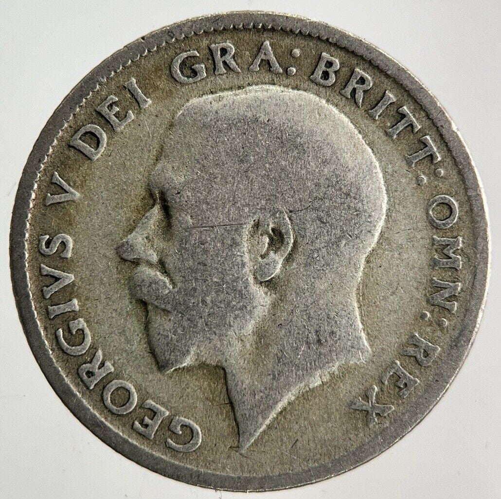1921 George V Sixpence Silver Coin | Fair Grade