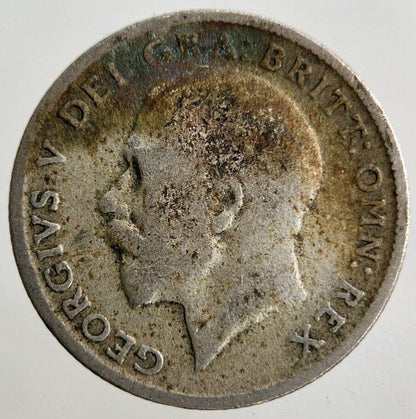 1921 George V Sixpence Silver Coin | Fair Grade