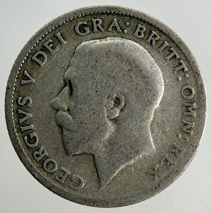 1921 George V Sixpence Silver Coin | Fair Grade