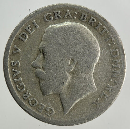 1921 George V Sixpence Silver Coin | Fair Grade
