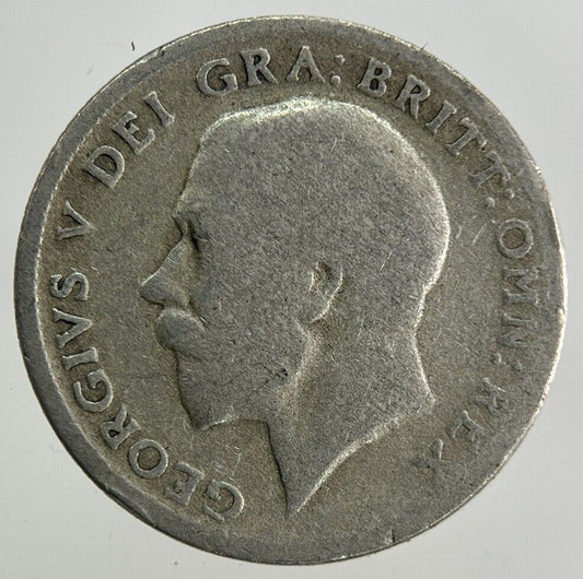 1921 George V Sixpence Silver Coin | Fair Grade