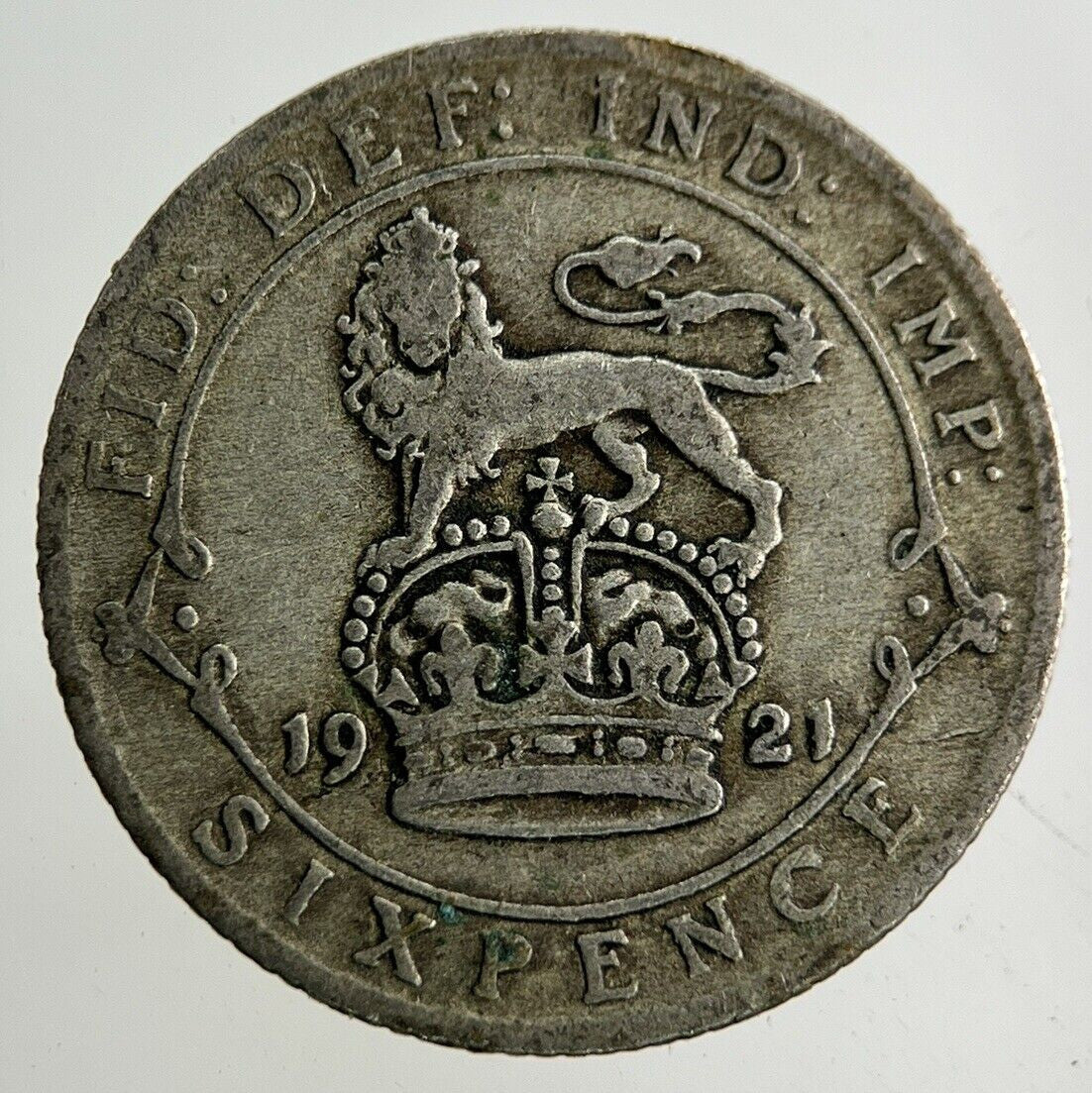 1921 George V Sixpence Silver Coin | Collectable Grade