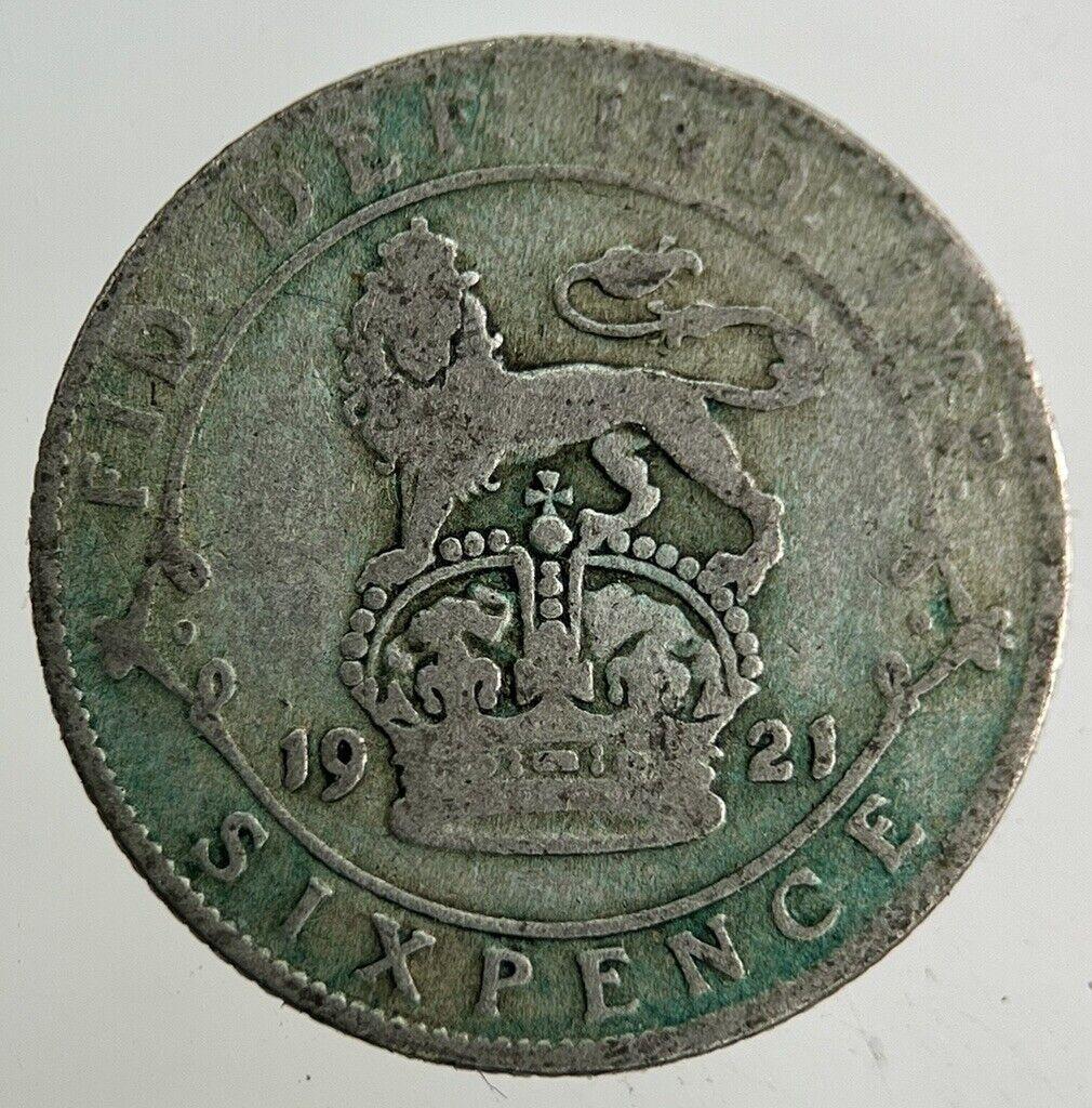 1921 George V Sixpence Silver Coin | Collectable Grade