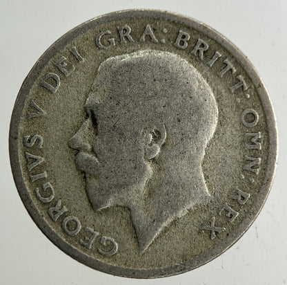 1921 George V Sixpence Silver Coin | Fair Grade