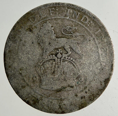 1921 George V Sixpence Silver Coin | Fair Grade