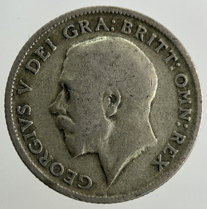 1921 George V Sixpence Silver Coin | Fair Grade