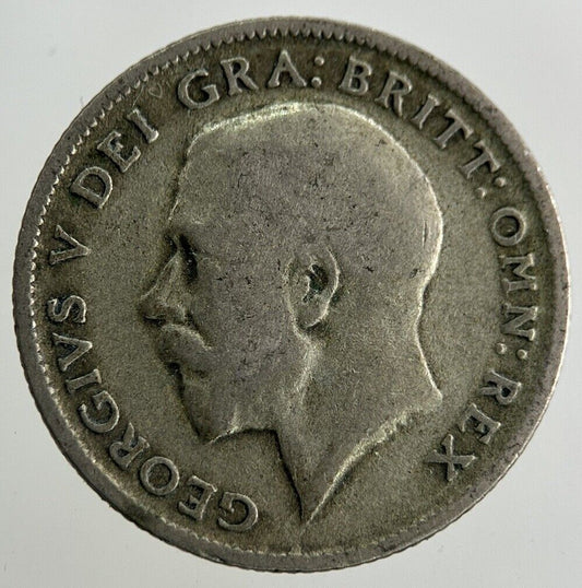 1921 George V Sixpence Silver Coin | Fair Grade