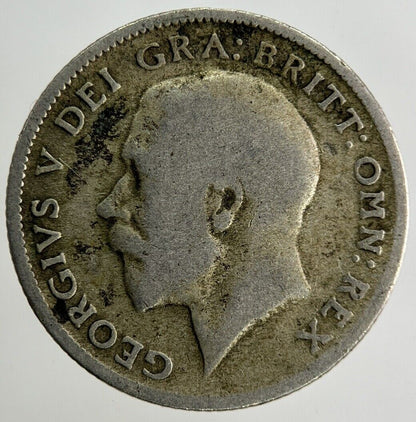 1921 George V Sixpence Silver Coin | Fair Grade