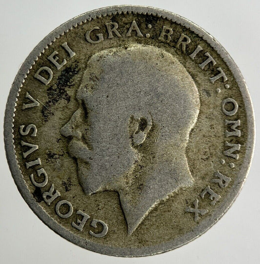 1921 George V Sixpence Silver Coin | Fair Grade