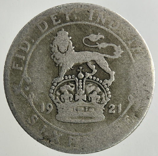 1921 George V Sixpence Silver Coin | Collectable Grade