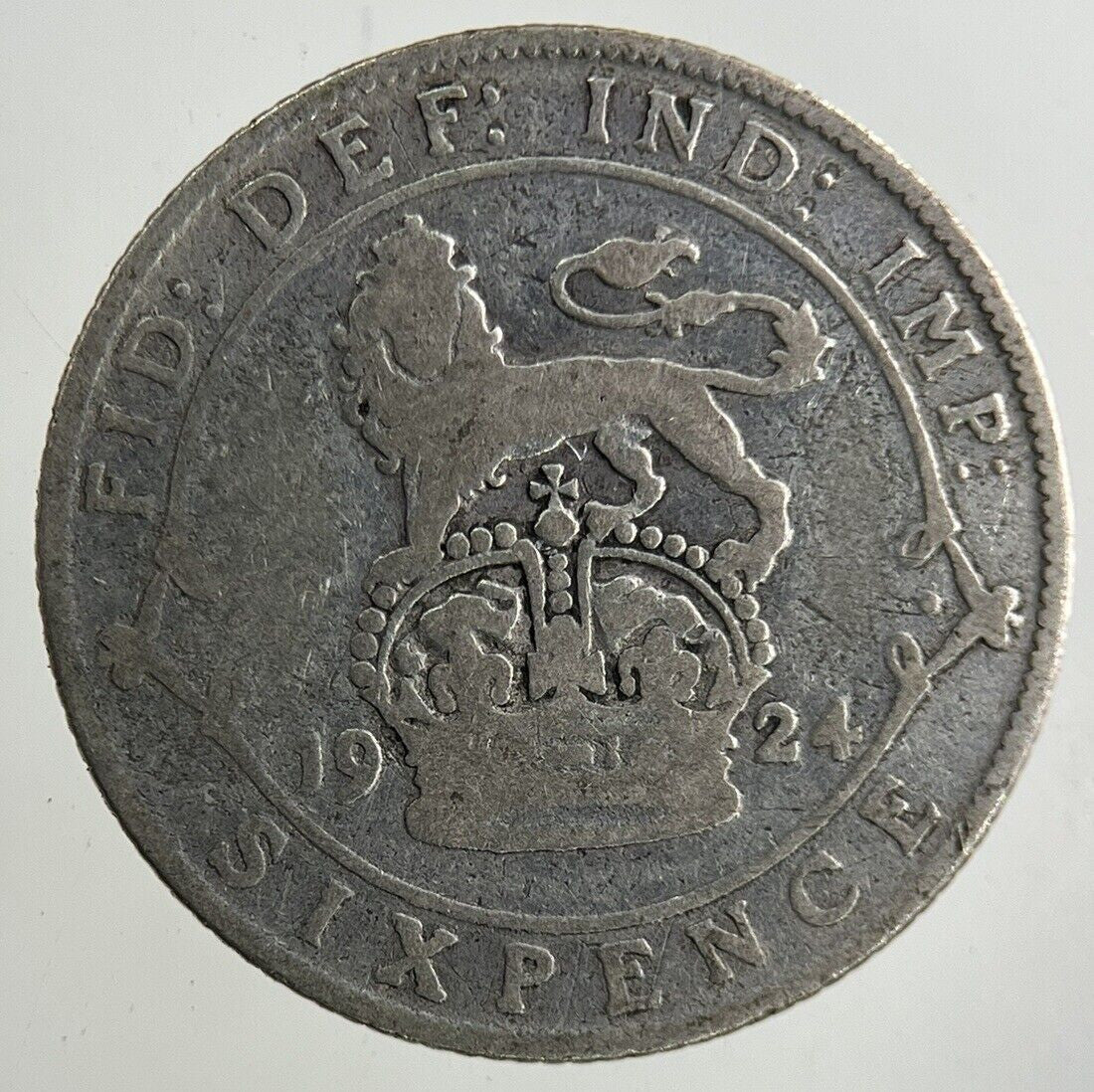 1921 George V Sixpence Silver Coin | Collectable Grade