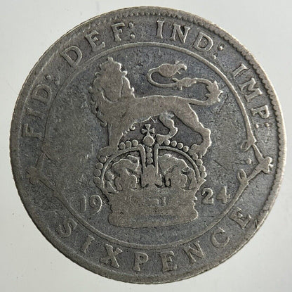 1921 George V Sixpence Silver Coin | Collectable Grade