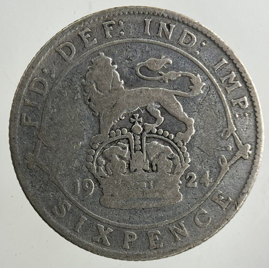 1921 George V Sixpence Silver Coin | Collectable Grade