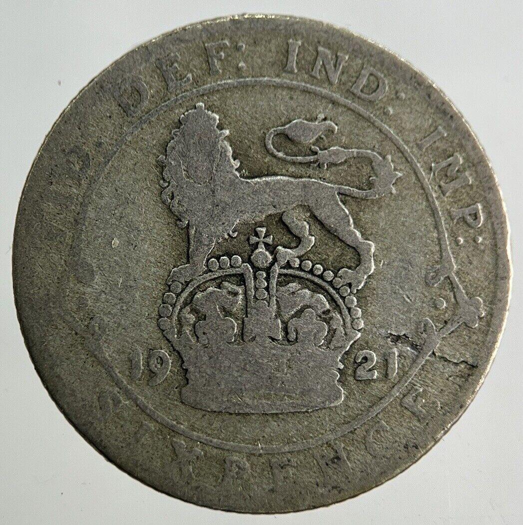 1921 George V Sixpence Silver Coin | Collectable Grade