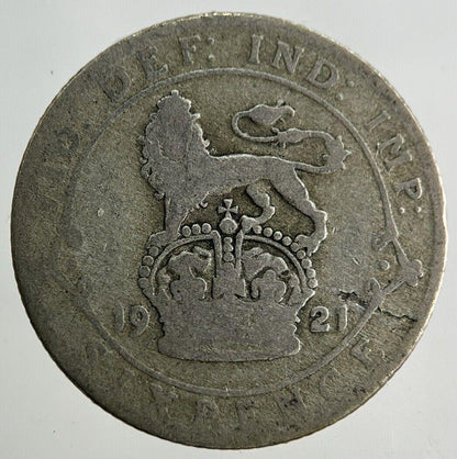 1921 George V Sixpence Silver Coin | Collectable Grade