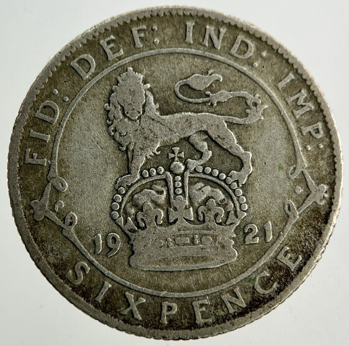 1921 George V Sixpence Silver Coin | Collectable Grade