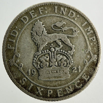 1921 George V Sixpence Silver Coin | Collectable Grade