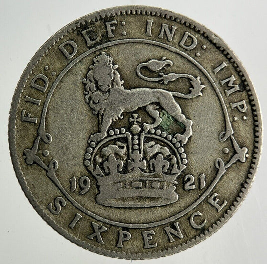 1921 George V Sixpence Silver Coin | Collectable Grade