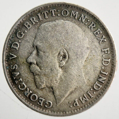 1921 George V Threepence Silver Coin | Fine Collectable Grade | a4630