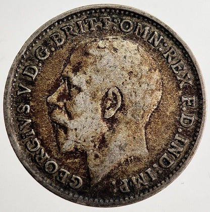 1921 George V Threepence Silver Coin | Very High Grade | a8576