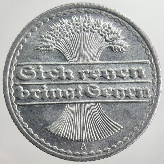 1921 Germany 50 Pfennig Coin | Very High Grade | a8223